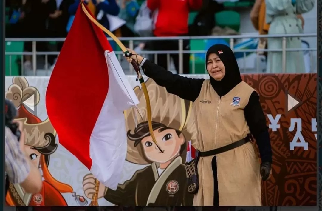 Reno Suri, Wanita Asal Padang Raih Medali Emas Panahan di Kazakhstan