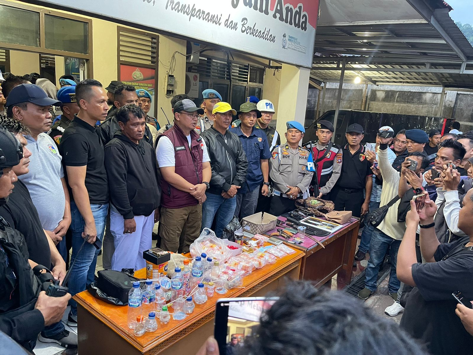 Operasi Gabungan Polda Sumbar Ungkap Peredaran Narkoba di Pasar Gaung Padang