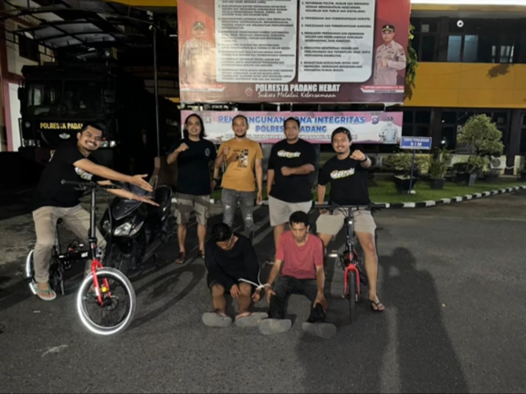 Tim 1 Klewang Amankan Dua Pencuri Sepeda Lipat, Telah Beraksi di 21 Lokasi
