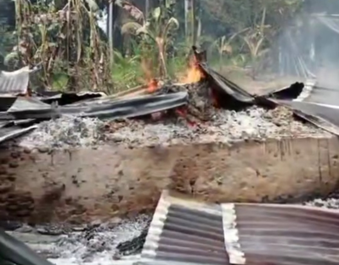 Kebakaran Hanguskan Rumah Di Sungai Limau, Anak Pemilik Rumah Ikut Menjadi Korban
