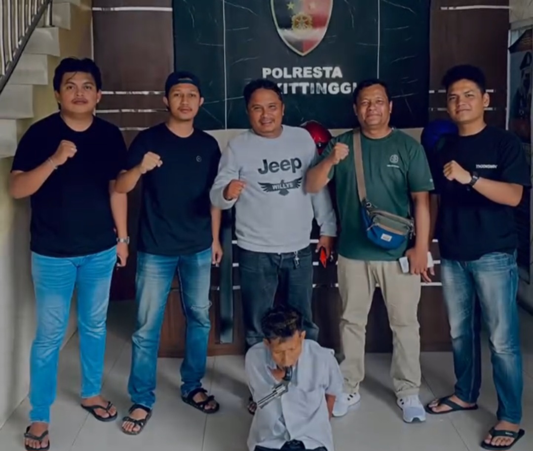 Polresta Bukittinggi Tangkap Pelaku Perampokan Bersenjata Api Mainan Dalam Waktu Kurang dari 2,5 Jam